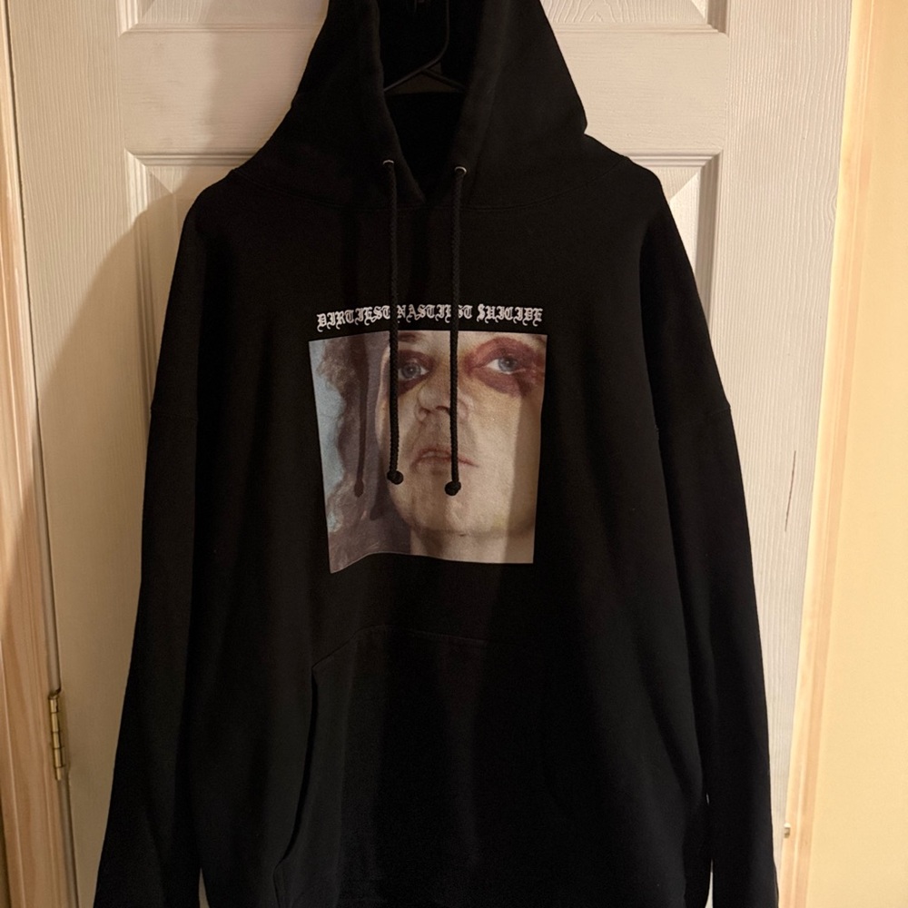 Black Graphic Hoodie G59 - Picture 2 of 5